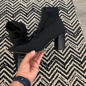 Vintage DKNY Black Pull-on Sock Boots
